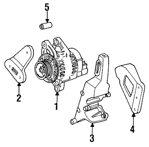 Alternator for 1996 Dodge Intrepid #0