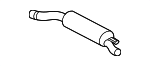 NNG6785AA - Exhaust: Rear Muffler for Jaguar Image
