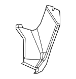 68400488AB - Body: Rear Shield for Mopar Image