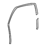 4325585 - Body: Run Channel for Saab: 9-3, 900 Image