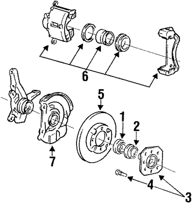 5171228300 - : Brake Rotor Front for Hyundai Image