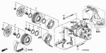 38829PDFE02 - Body/Air Conditioning: NUT (9MM) for Honda Image