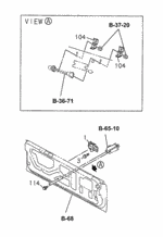8943792440 - : Bracket, Rear Protector Wiper for Honda Image