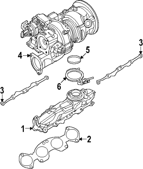 Exhaust Manifold for 2024 Porsche Cayenne #0