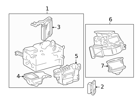 Blower Motor & Fan for 2003 Toyota MR2 Spyder #0