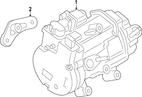 Condenser, Compressor & Lines for 2024 Ford Maverick #2