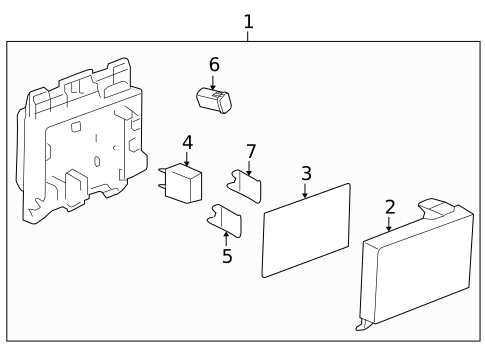 Electrical Components for 2008 Saturn Aura #1
