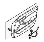 82305T4540N4C - : Door Trim Panel for Hyundai Image