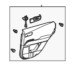 6763048610C2 - : Door Trim Panel for Lexus Image