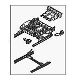 5WA881105Q - Body: Seat Frame for Audi: A3, A3 Quattro, Q4 e-tron, Q4 e-tron Sportback, RS3, S3 Image