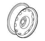 YW39ZDJAB - : Wheel, Alloy for Dodge: Caliber Image