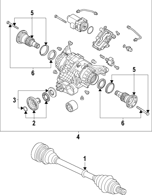 Differential for 2022 Audi RS6 Avant #0
