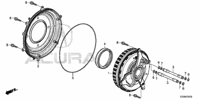 AT Clutch Assy. (DCT) for 2020 Acura MDX #0
