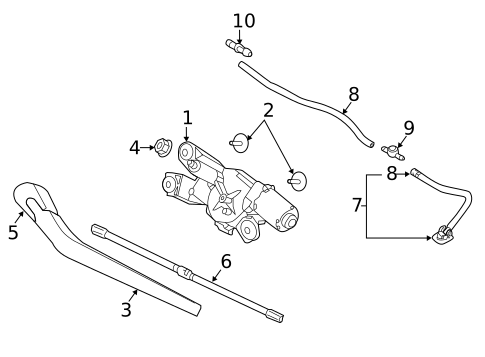 Wiper & Washer Components for 2019 Volvo XC90 #4