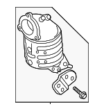 285102C650 - Exhaust: Catalytic Converter for Hyundai: Genesis Coupe Image