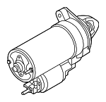 12417610343 - Electrical: Starter for BMW: 1 Series M, 128i, 135i, 325i, 325xi, 328i, 328i xDrive, 328xi, 330i, 330xi, 335i, 335i xDrive, 335is, 335xi, 525i, 525xi, 528i, 528i xDrive, 528xi, 530i, 530xi, 535i, 535i GT, 535i GT xDrive, 535i xDrive, 535xi, 740i, 740Li, M3, X3, X5, X6, Z4 Image