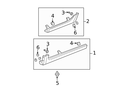 Exterior Trim - Pillars for 2008 Acura TL #0