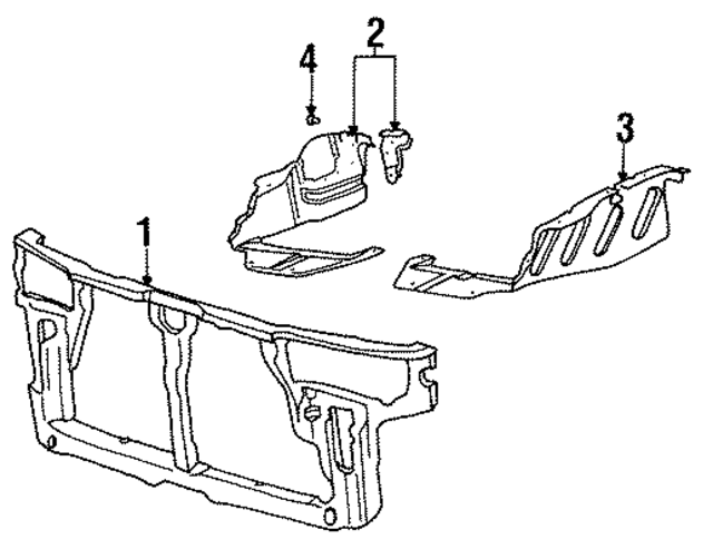 6410034100 - : Radiator Support for Hyundai Image