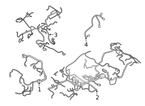 Wiring Harness for 2019 Jaguar I-Pace #0