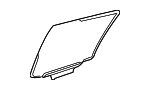 6810448110 - : Movable Glass for Lexus: RX330, RX350, RX400h Image