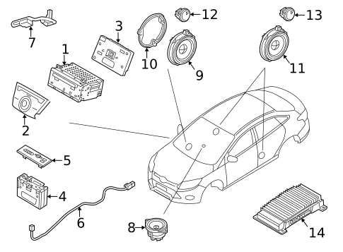 Sound System for 2017 Ford Focus #1