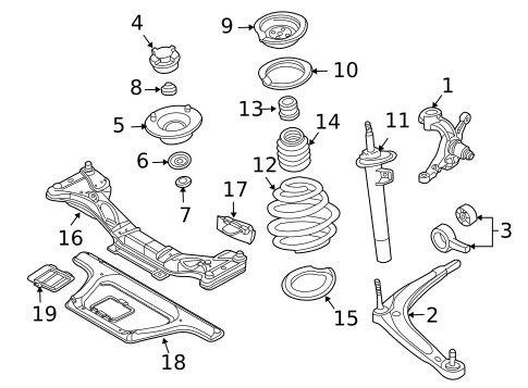 Suspension Components for 2008 BMW Z4 #0