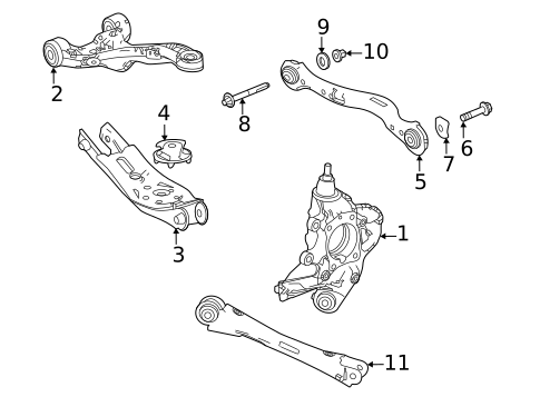 Rear Suspension for 2025 Acura MDX #2