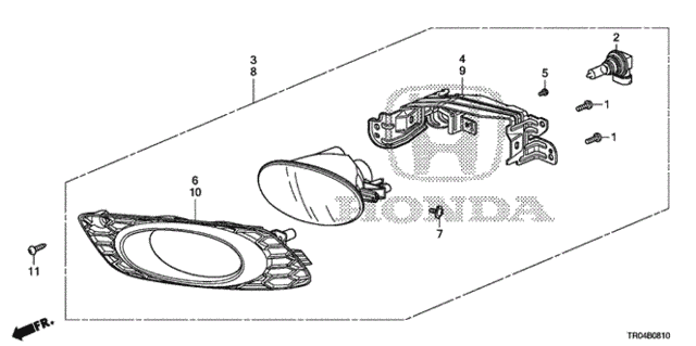 Foglight for 2012 Honda Civic #0