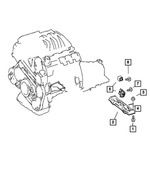 68013724AA - NAG1; W5A380; 5-Speed; Automatic Transmission: Support for Mopar Image