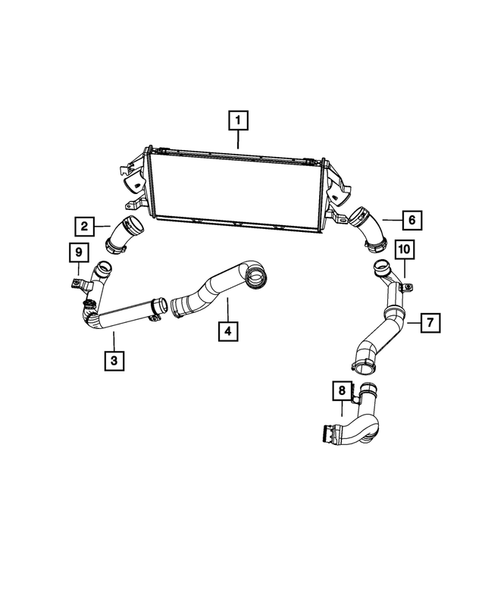 Radiator and Related Parts for 2007 Chrysler Sebring #3