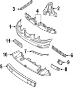 XR829542 - : Access Cover Bracket for Jaguar: S-Type Image