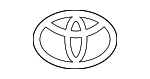 7544252370 - Body: Hatch Emblem for Toyota: Yaris Image