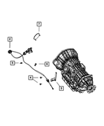 53032844AB - AS66RC; 6-Speed; Automatic Transmission: Clip for Dodge: Durango, Ram 3500 | Ram: 2500, 3500 Image