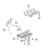 68017821AA - 3.0L Turbo Diesel; Engine: Windage Tray for Mopar Image