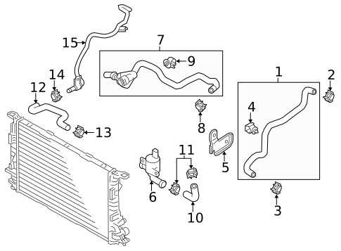Hoses & Lines for 2011 Audi A8 Quattro #2