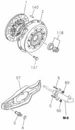 8115000470 - Transmission - Manual: WASHER, FORK STUD for Honda Image