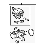 46101TVAA00 - Body: Master Cylinder for Acura Image