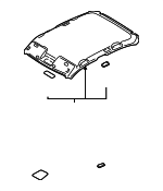 3B5867501ED4R4 - Body: Headliner for Volkswagen: Passat Image