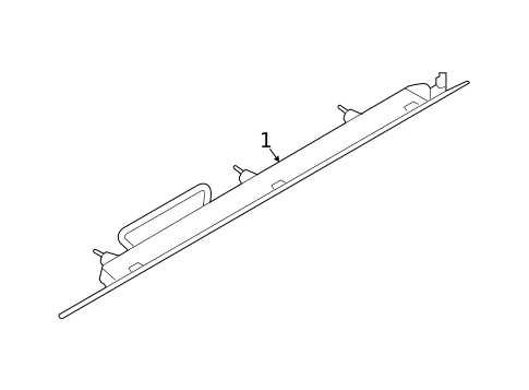 High Mounted Stop Lamp for 2016 INFINITI QX50 #0