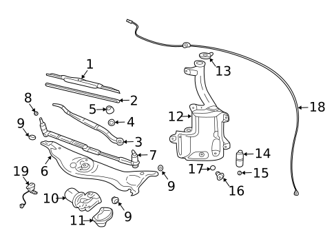 Washer Components for 2005 Cadillac CTS #0