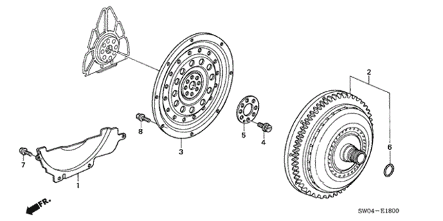 Torque Converter for 2004 Acura NSX #0