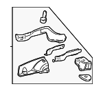 4F1Z16054AA - Body: Apron/Rail Assembly for FORD Image