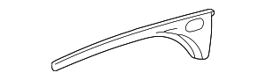 F6DZ16155A - Body: Upper Rail Reinforcement for Ford Image