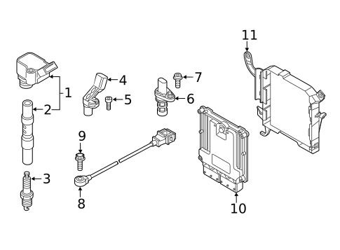 Ignition Coil for 2024 Audi RS5 #8