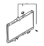 MZ690920 - : Advantage Select™ Radiator,3.0L for Mitsubishi: Galant Image