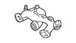 MD349688 - : Thermostat Housing for Mitsubishi: Eclipse, Galant Image