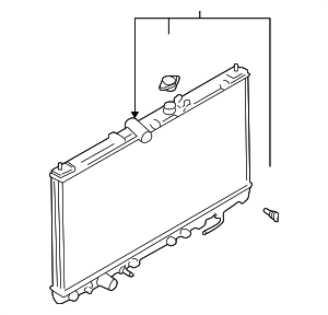 MZ690920 - : Advantage Select™ Radiator,3.0L for Mitsubishi: Galant Image