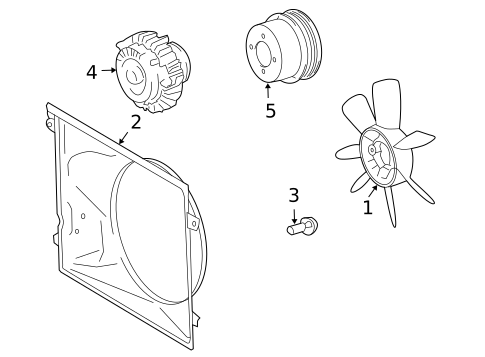 Cooling Fan for 2024 Toyota 4Runner #0