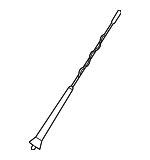 65209338143 - : Antenna Mast for Mini: Cooper Image