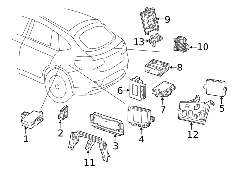 Electrical Components for 2016 Mercedes-Benz S63 AMG #10